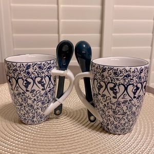 Disney Tea Cups /w Teaspoons